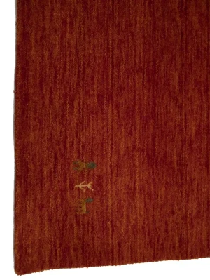 Orange-red Tribal 4X6 Gabbeh Modern Rug