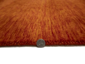 Orange-red Tribal 5X8 Gabbeh Modern Rug