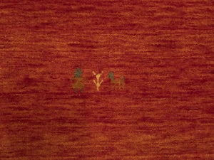 Orange-red Tribal 5X8 Gabbeh Modern Rug