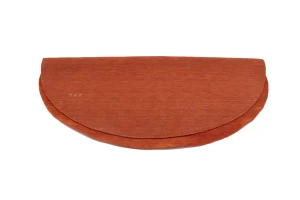 Orange-red Tribal 8X8 Gabbeh Modern Round Rug