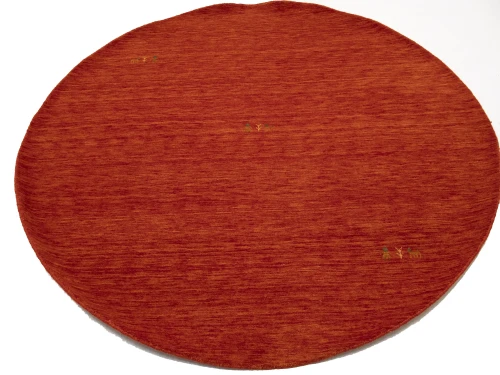 Orange-red Tribal 6X6 Gabbeh Modern Round Rug