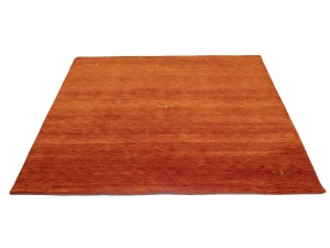 Orange-red Tribal 6X6 Gabbeh Modern Square Rug