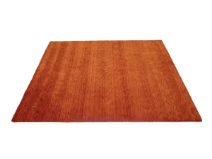 Orange-red Tribal 6X6 Gabbeh Modern Square Rug