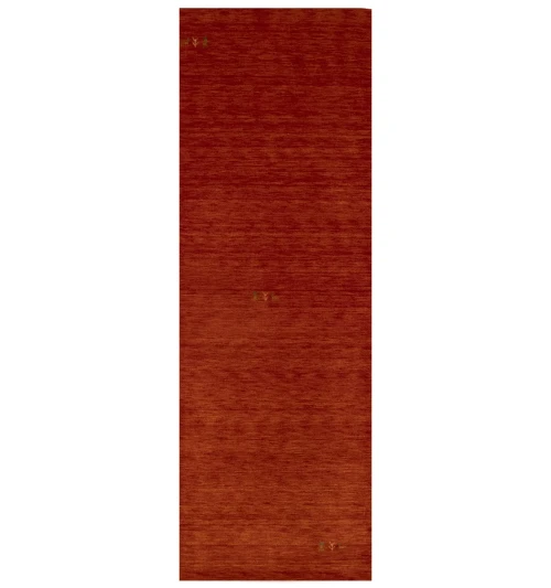 Orange-red Tribal 3X8 Gabbeh Modern Runner Rug