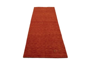 Orange-red Tribal 3X8 Gabbeh Modern Runner Rug