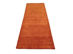 Orange-red Tribal 3X8 Gabbeh Modern Runner Rug