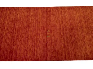Orange-red Tribal 3X8 Gabbeh Modern Runner Rug