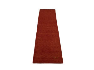Orange-red 3X10 Tribal Gabbeh Modern Runner Rug