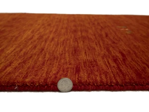Orange-red 3X10 Tribal Gabbeh Modern Runner Rug