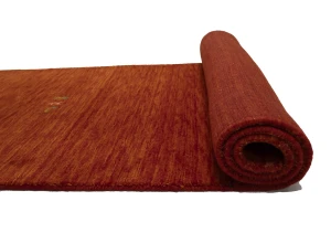 Orange-red 3X10 Tribal Gabbeh Modern Runner Rug