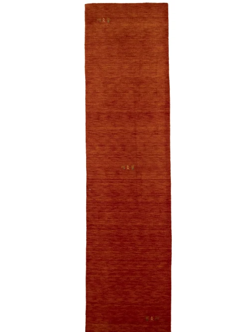 Orange-red Tribal 3X12 Gabbeh Modern Runner Rug
