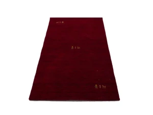 Maroon Red Tribal 3X5 Gabbeh Modern Rug