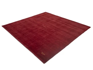 Maroon Red Tribal 8X8 Gabbeh Modern Square Rug