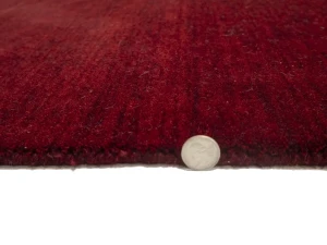 Maroon Red Tribal 8X8 Gabbeh Modern Square Rug