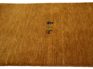 Orange Pictorial Gabbeh Modern Rug in All Size