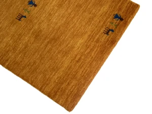 Orange Pictorial Gabbeh Modern Rug in All Size