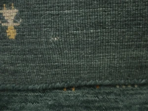 Dark Green Pictorial Gabbeh Modern Rug in All Size