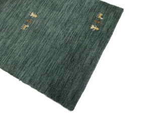 Dark Green Pictorial Gabbeh Modern Rug in All Size