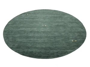 Dark Green Tribal 6X6 Gabbeh Modern Round Rug
