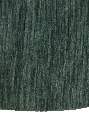 Dark Green Tribal 6X6 Gabbeh Modern Round Rug