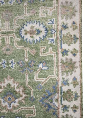 Muted Colors Floral 3X10 Oushak Oriental Runner Rug