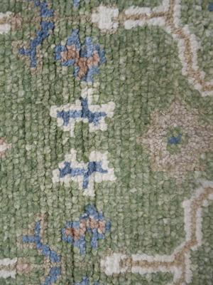 Muted Colors Floral 3X10 Oushak Oriental Runner Rug