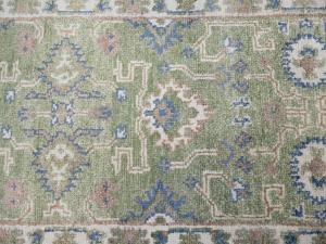 Muted Colors Floral 3X10 Oushak Oriental Runner Rug