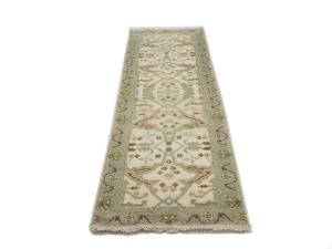 Muted Colors Floral 3X8 Oushak Oriental Runner Rug