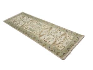 Muted Colors Floral 3X8 Oushak Oriental Runner Rug