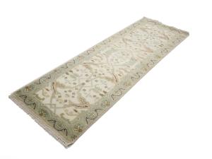 Muted Colors Floral 3X8 Oushak Oriental Runner Rug