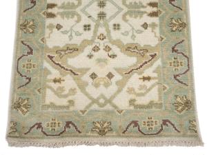 Muted Colors Floral 3X8 Oushak Oriental Runner Rug