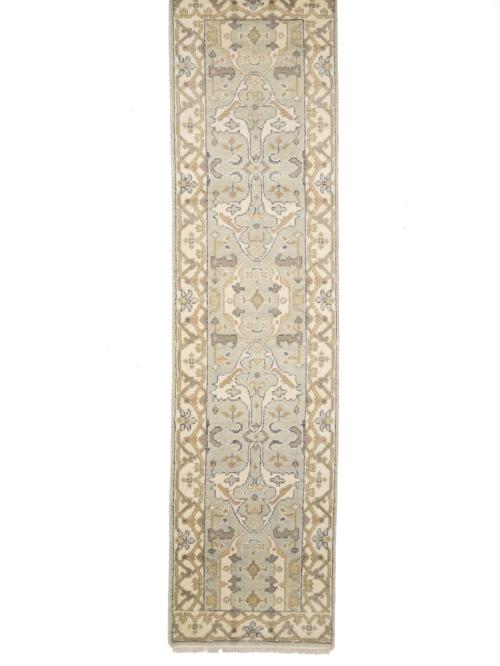 Muted Colors Floral 2'6X10'0 Oushak Oriental Runner Rug