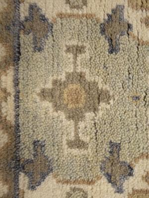 Muted Colors Floral 2'6X10'0 Oushak Oriental Runner Rug