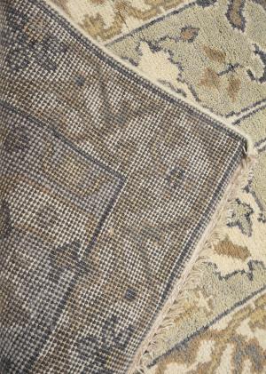 Muted Colors Floral 2'6X10'0 Oushak Oriental Runner Rug