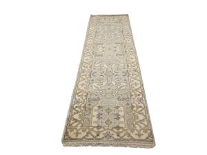 Muted Colors Floral 2'6X10'0 Oushak Oriental Runner Rug