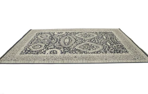 Charcoal Transitional Floral 9X13 Oriental Rug