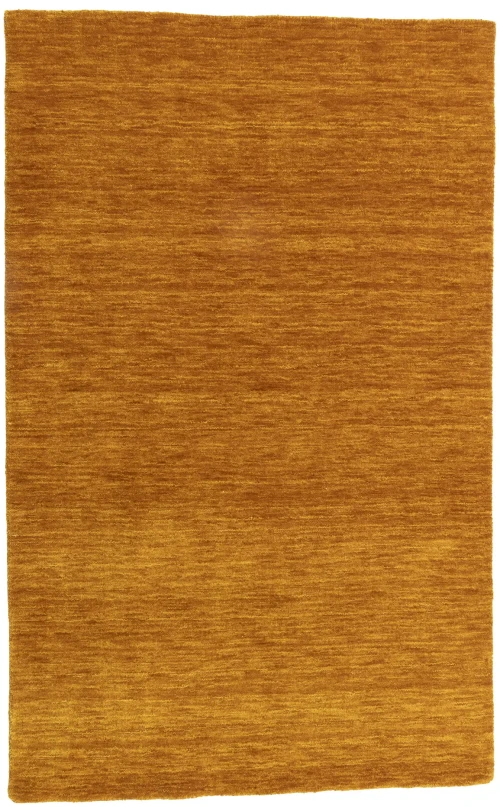 Orange Modern Solid 3X5 Gabbeh Oriental Rug