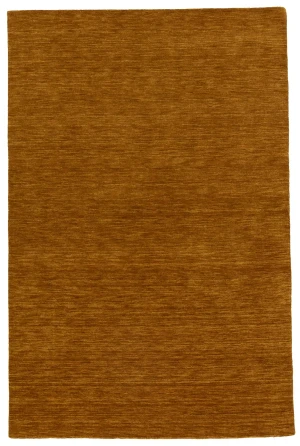 Orange Modern Solid 4X6 Gabbeh Oriental Rug