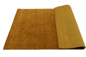 Orange Modern Solid 4X6 Gabbeh Oriental Rug