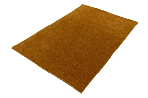 Orange Modern Solid 4X6 Gabbeh Oriental Rug