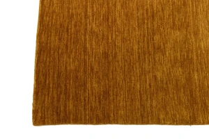 Orange Modern Solid 4X6 Gabbeh Oriental Rug