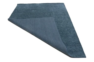 Steel Blue Modern Solid 6X9 Gabbeh Oriental Rug
