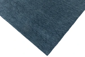 Steel Blue Modern Solid 6X9 Gabbeh Oriental Rug