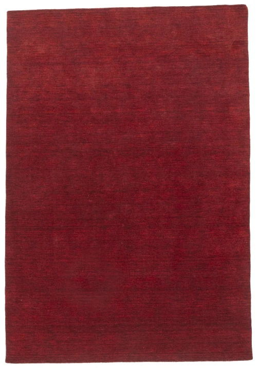 Maroon Red Modern Solid 6X9 Gabbeh Oriental Rug