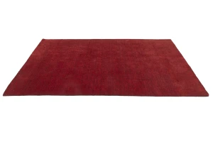 Maroon Red Modern Solid 6X9 Gabbeh Oriental Rug