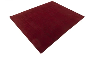 Maroon Red Modern Solid 8X10 Gabbeh Oriental Rug