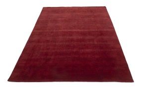 Maroon Red Modern Solid 8X10 Gabbeh Oriental Rug