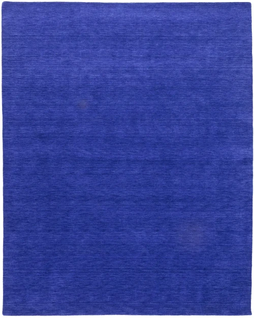 Solid Royal Blue Modern 8X10 Gabbeh Oriental Rug