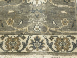 Taupe Floral 2'6X8 Osh Chobi Peshawar Oriental Runner Rug