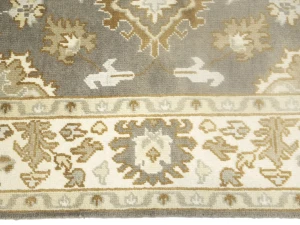 Muted Colors Floral Transitional 6X9 Oushak Oriental Rug